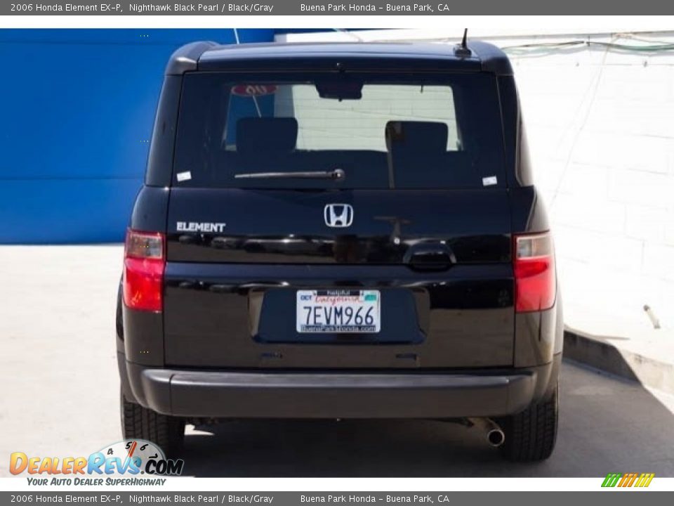 2006 Honda Element EX-P Nighthawk Black Pearl / Black/Gray Photo #9