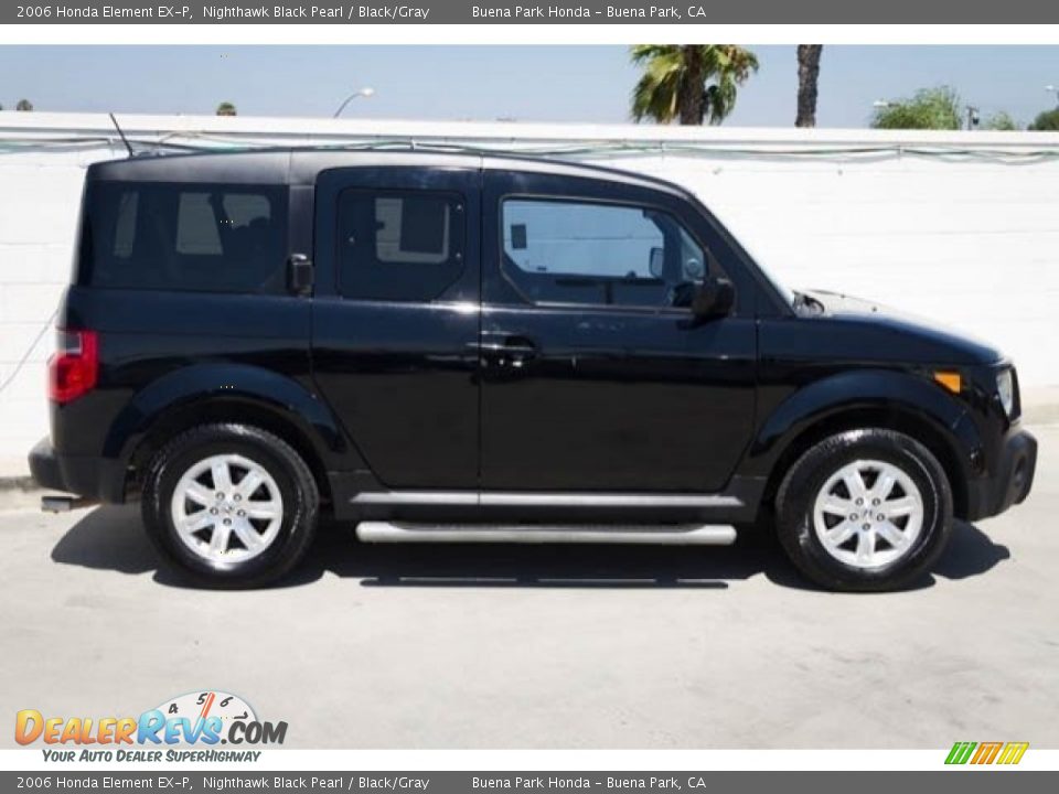 2006 Honda Element EX-P Nighthawk Black Pearl / Black/Gray Photo #10