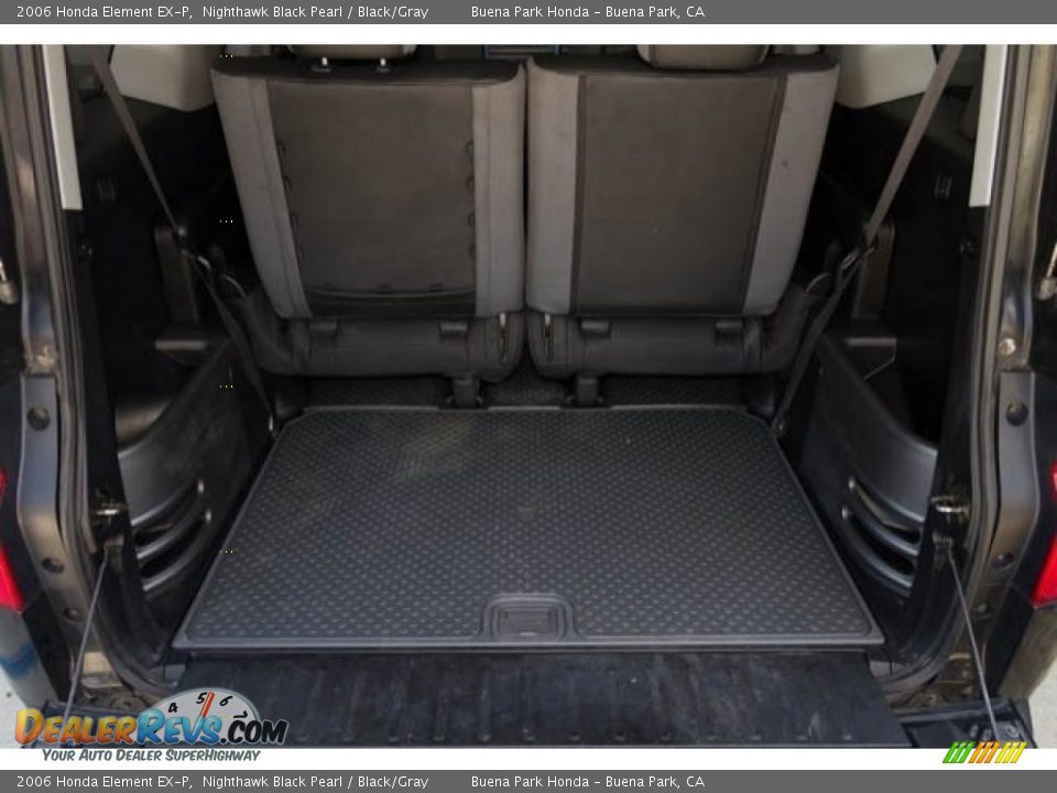 2006 Honda Element EX-P Nighthawk Black Pearl / Black/Gray Photo #14
