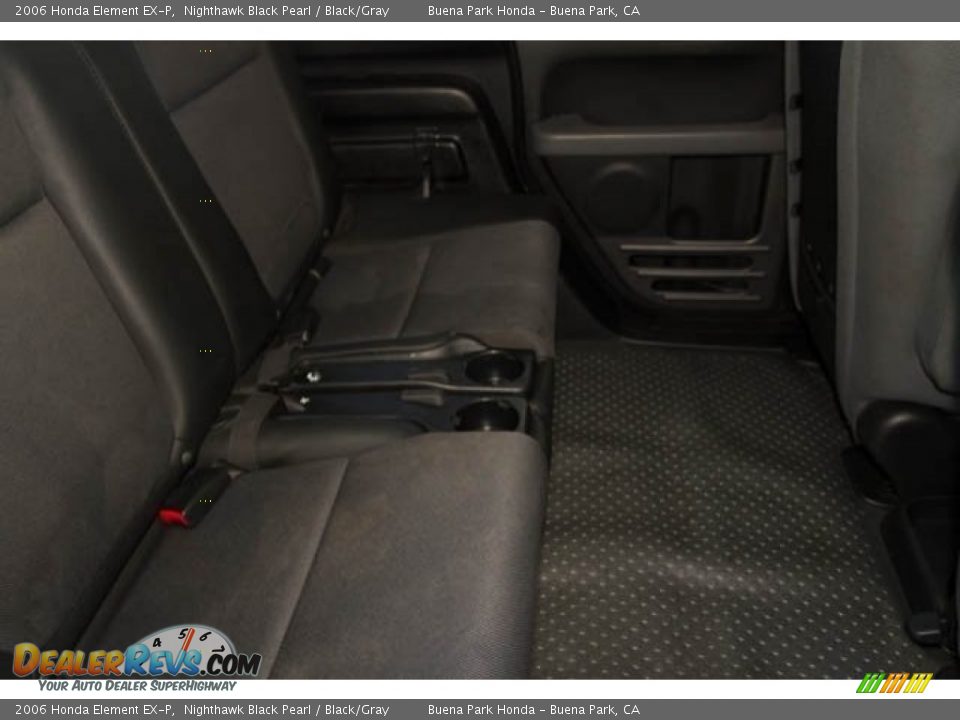 2006 Honda Element EX-P Nighthawk Black Pearl / Black/Gray Photo #15