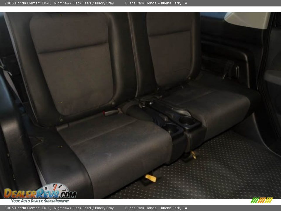 2006 Honda Element EX-P Nighthawk Black Pearl / Black/Gray Photo #16