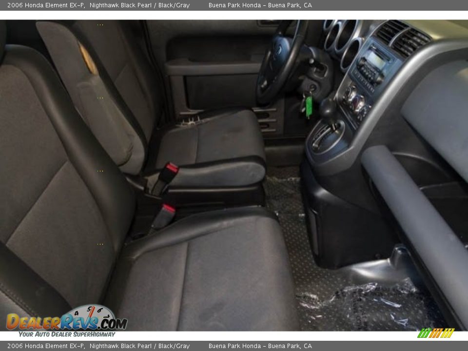 2006 Honda Element EX-P Nighthawk Black Pearl / Black/Gray Photo #17