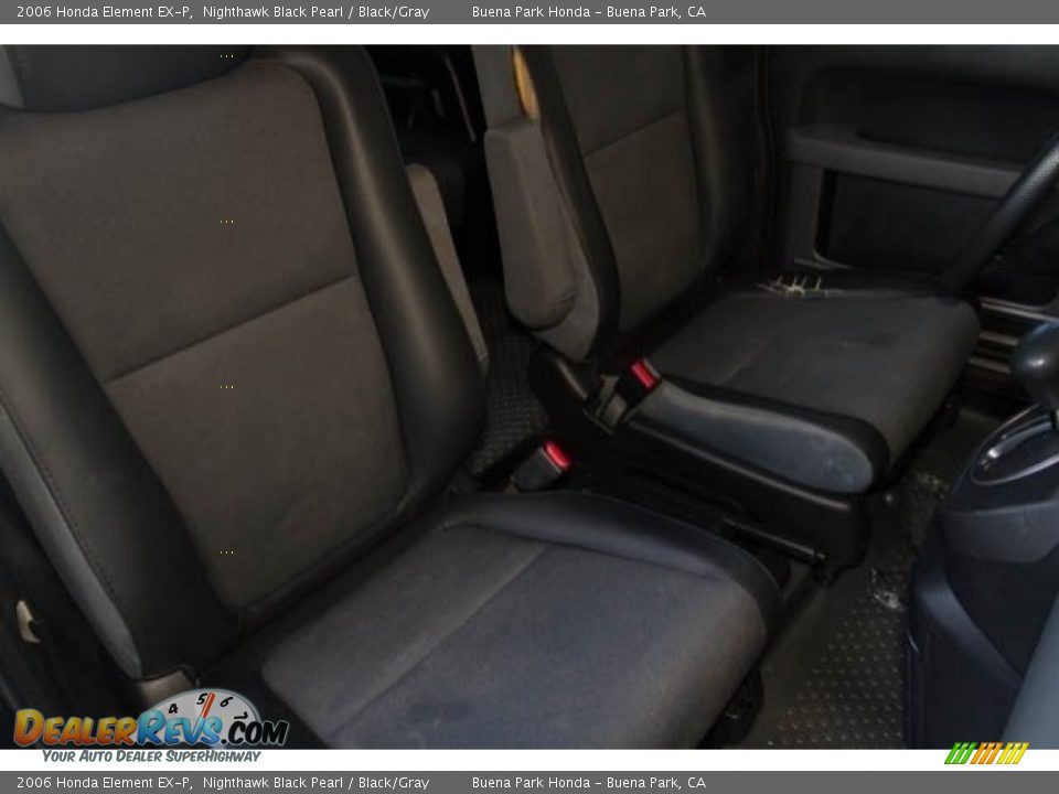 2006 Honda Element EX-P Nighthawk Black Pearl / Black/Gray Photo #18