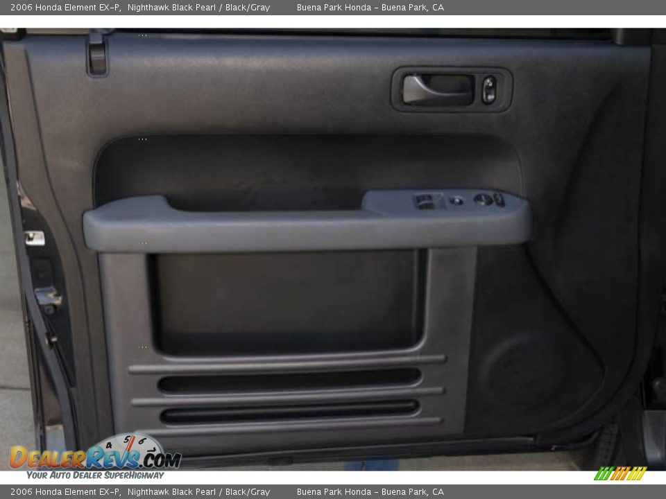 2006 Honda Element EX-P Nighthawk Black Pearl / Black/Gray Photo #20