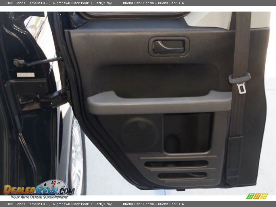 2006 Honda Element EX-P Nighthawk Black Pearl / Black/Gray Photo #21
