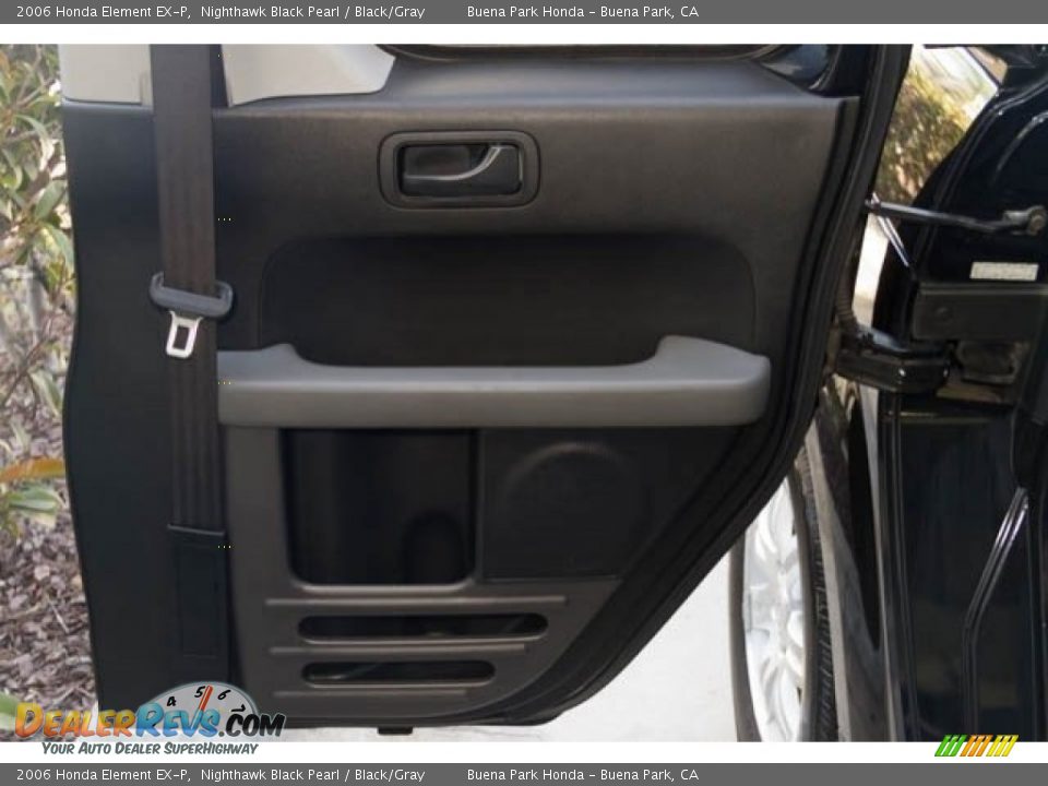2006 Honda Element EX-P Nighthawk Black Pearl / Black/Gray Photo #22