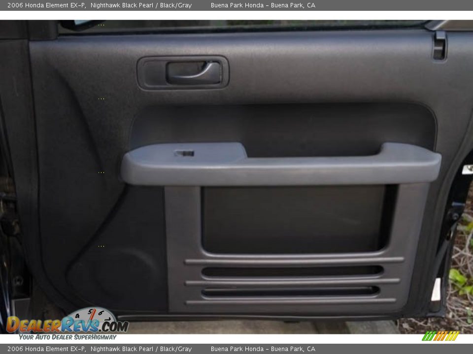 2006 Honda Element EX-P Nighthawk Black Pearl / Black/Gray Photo #23