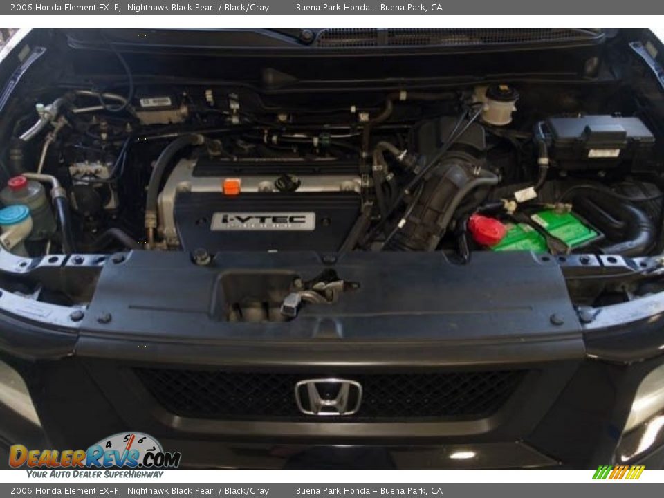 2006 Honda Element EX-P Nighthawk Black Pearl / Black/Gray Photo #24