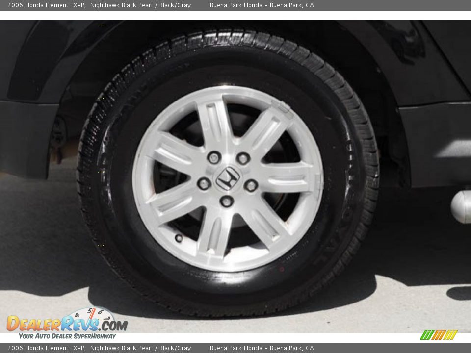 2006 Honda Element EX-P Nighthawk Black Pearl / Black/Gray Photo #25