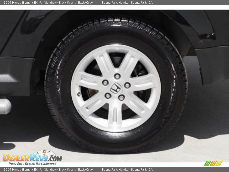 2006 Honda Element EX-P Nighthawk Black Pearl / Black/Gray Photo #28