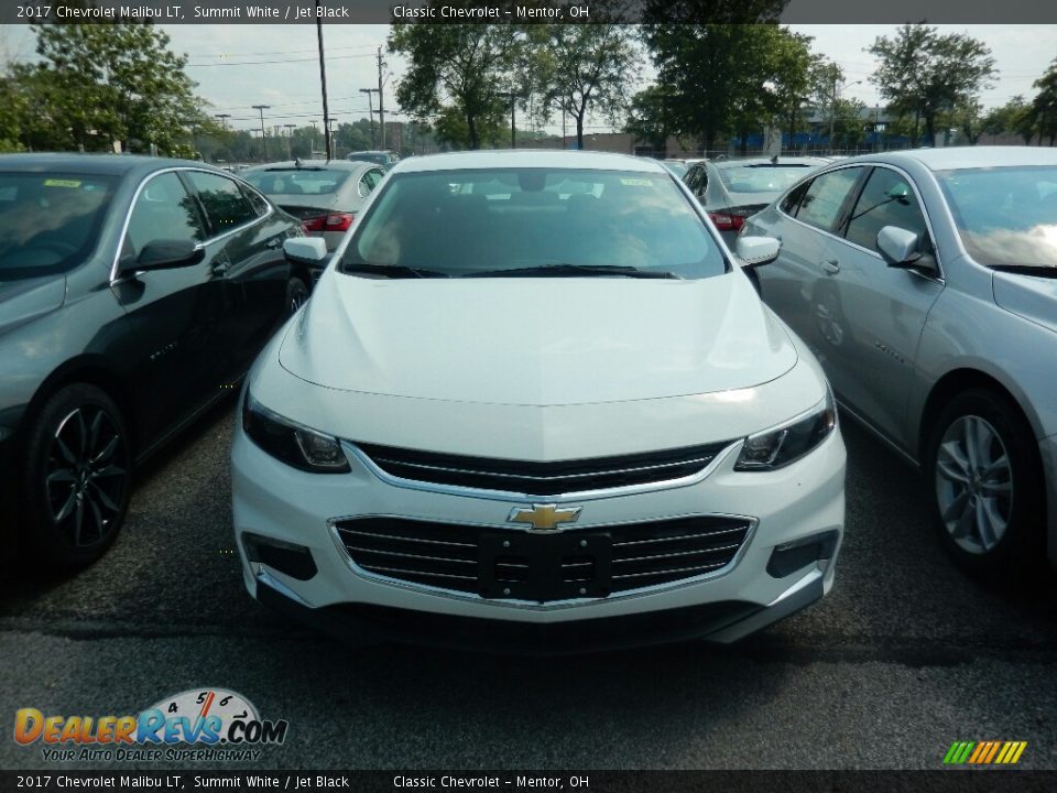 2017 Chevrolet Malibu LT Summit White / Jet Black Photo #2