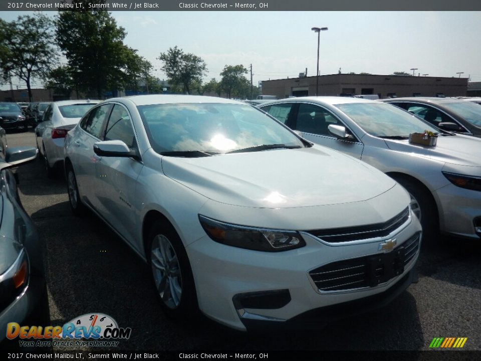 2017 Chevrolet Malibu LT Summit White / Jet Black Photo #3