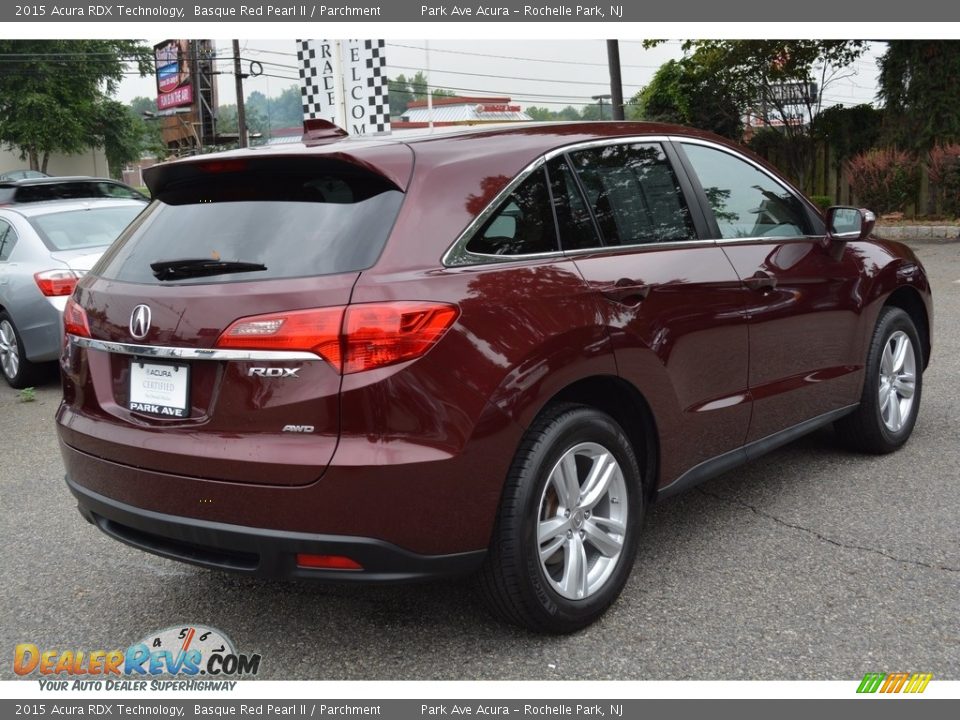 2015 Acura RDX Technology Basque Red Pearl II / Parchment Photo #3