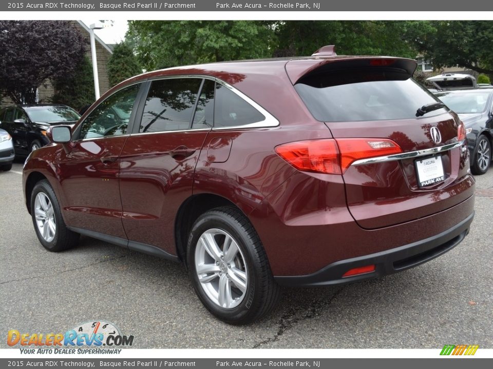 2015 Acura RDX Technology Basque Red Pearl II / Parchment Photo #5