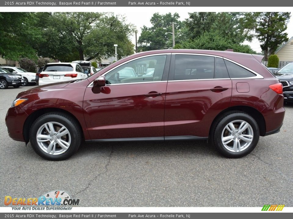 2015 Acura RDX Technology Basque Red Pearl II / Parchment Photo #6
