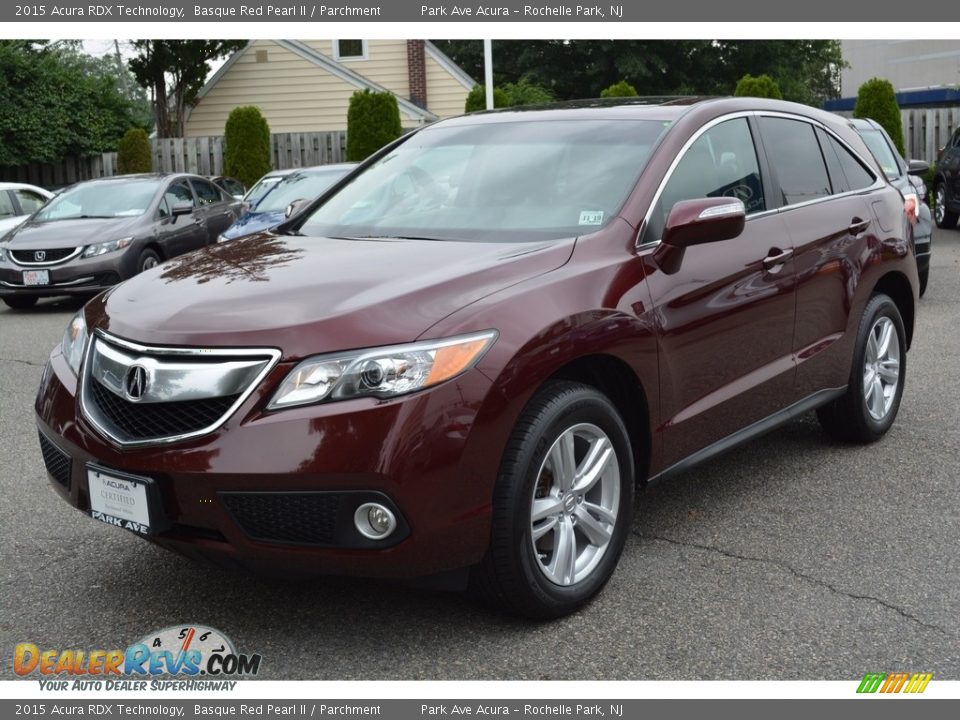 2015 Acura RDX Technology Basque Red Pearl II / Parchment Photo #7