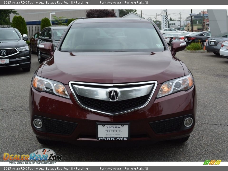 2015 Acura RDX Technology Basque Red Pearl II / Parchment Photo #8