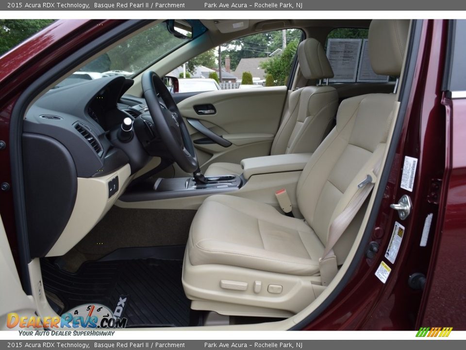 2015 Acura RDX Technology Basque Red Pearl II / Parchment Photo #12