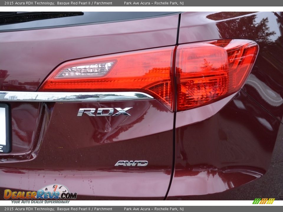 2015 Acura RDX Technology Basque Red Pearl II / Parchment Photo #24