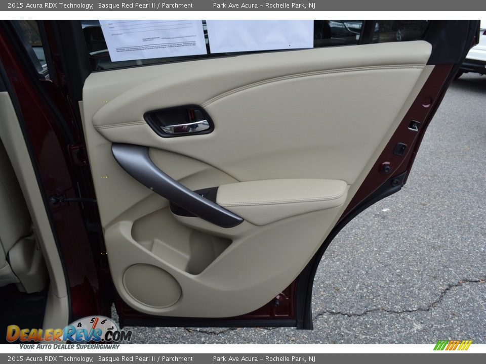 2015 Acura RDX Technology Basque Red Pearl II / Parchment Photo #25