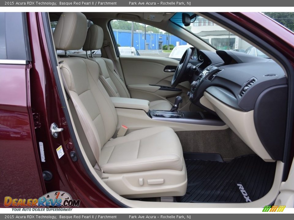 2015 Acura RDX Technology Basque Red Pearl II / Parchment Photo #29