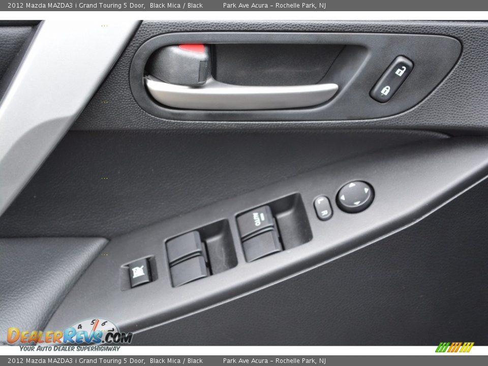 2012 Mazda MAZDA3 i Grand Touring 5 Door Black Mica / Black Photo #10