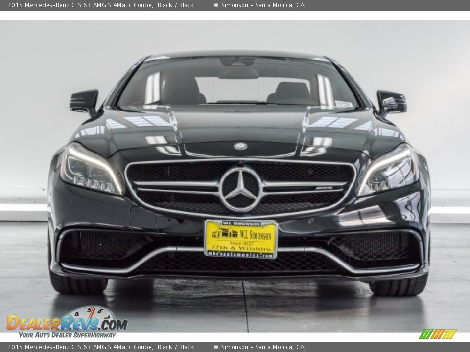 2015 Mercedes-Benz CLS 63 AMG S 4Matic Coupe Black / Black Photo #2