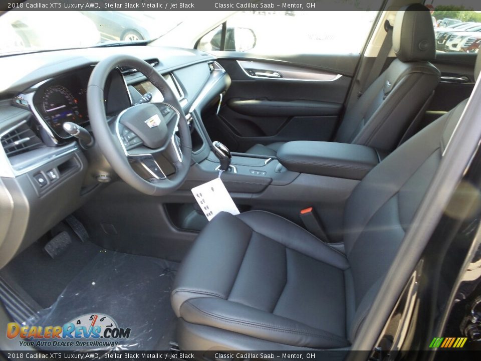 2018 Cadillac XT5 Luxury AWD Stellar Black Metallic / Jet Black Photo #3