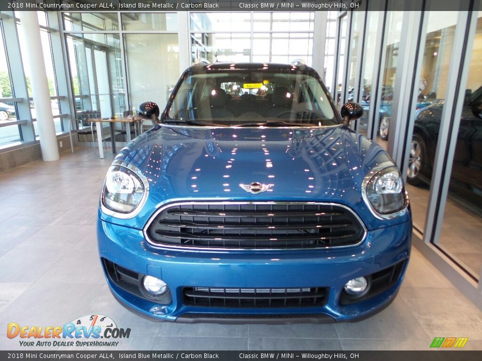 2018 Mini Countryman Cooper ALL4 Island Blue Metallic / Carbon Black Photo #2