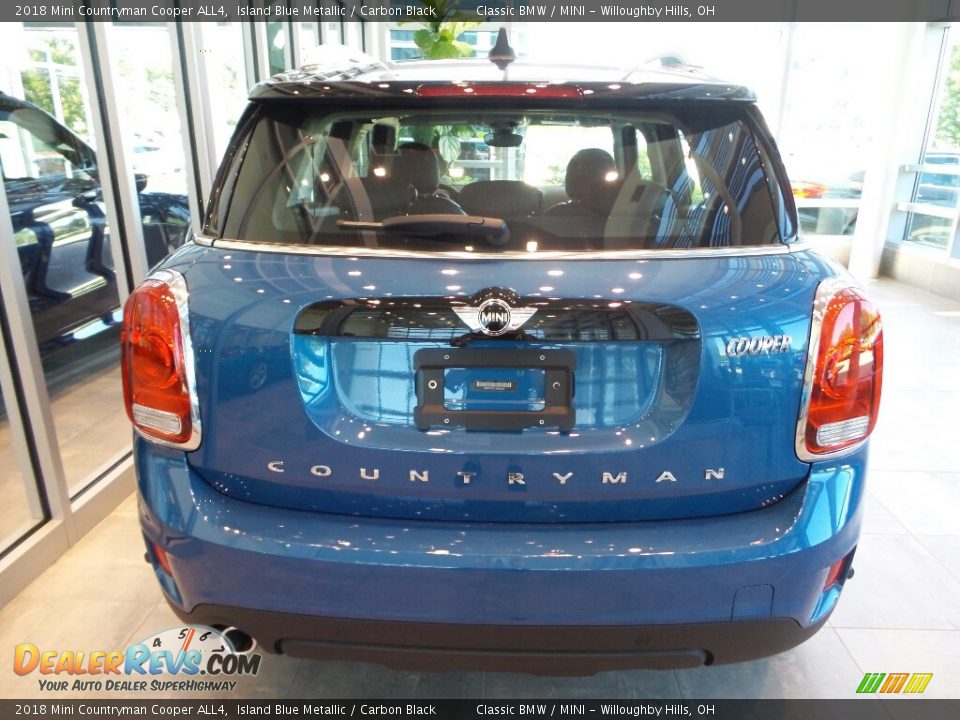 2018 Mini Countryman Cooper ALL4 Island Blue Metallic / Carbon Black Photo #3
