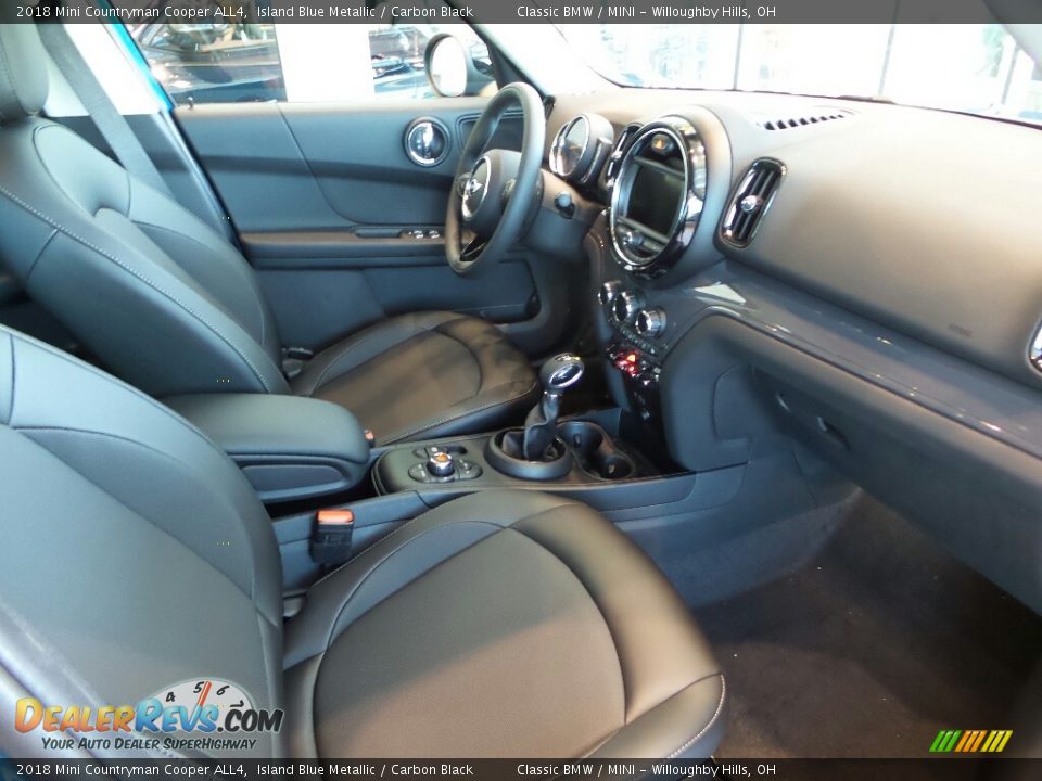 2018 Mini Countryman Cooper ALL4 Island Blue Metallic / Carbon Black Photo #4