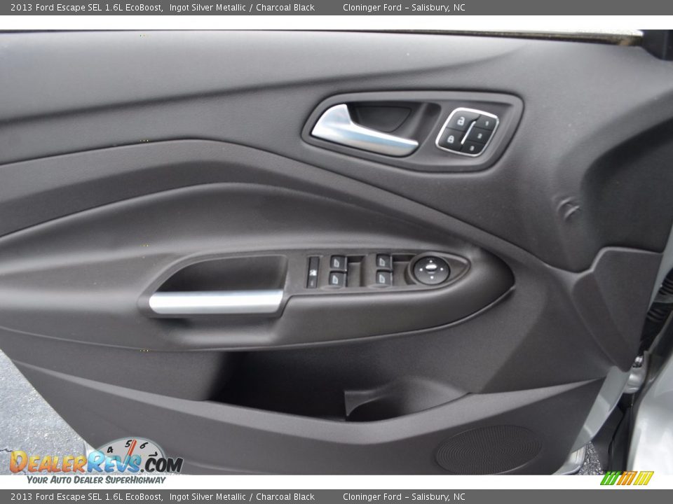 2013 Ford Escape SEL 1.6L EcoBoost Ingot Silver Metallic / Charcoal Black Photo #8