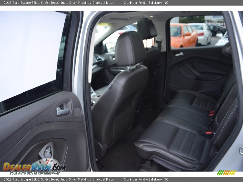 2013 Ford Escape SEL 1.6L EcoBoost Ingot Silver Metallic / Charcoal Black Photo #12