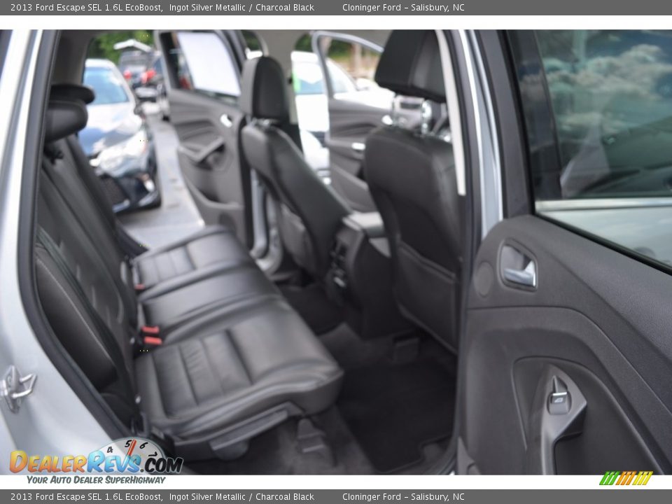 2013 Ford Escape SEL 1.6L EcoBoost Ingot Silver Metallic / Charcoal Black Photo #15