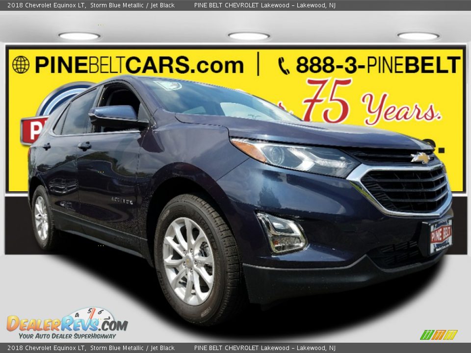 2018 Chevrolet Equinox LT Storm Blue Metallic / Jet Black Photo #1