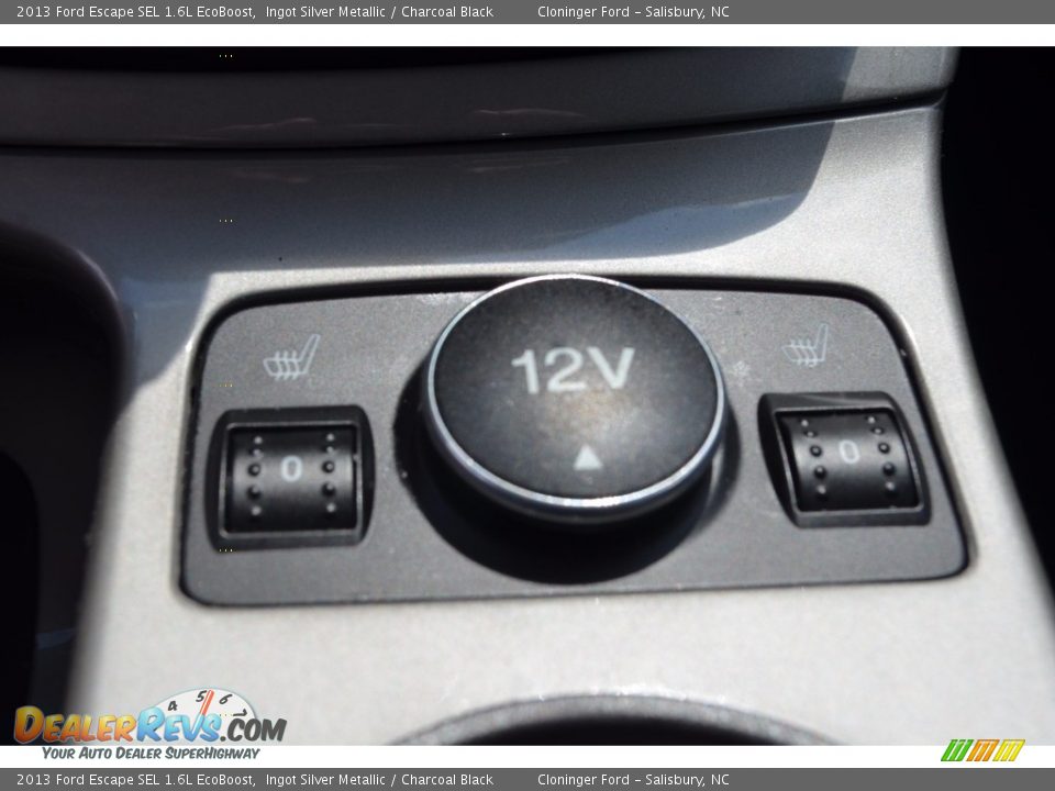 2013 Ford Escape SEL 1.6L EcoBoost Ingot Silver Metallic / Charcoal Black Photo #21