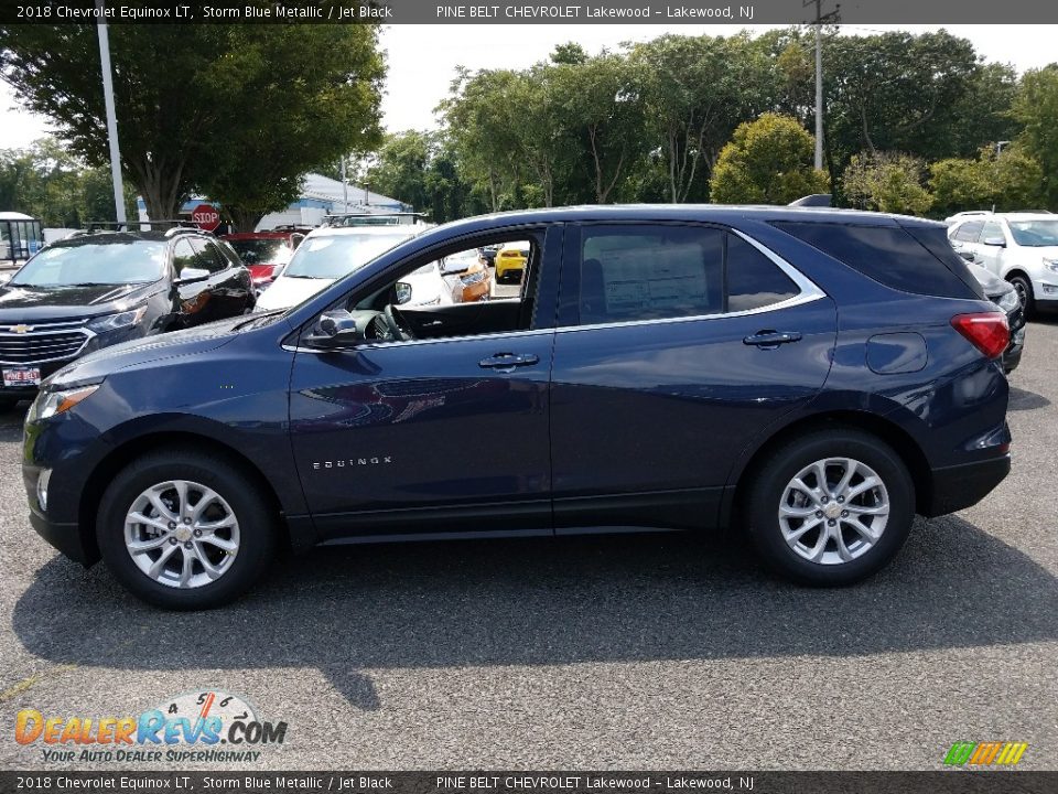 2018 Chevrolet Equinox LT Storm Blue Metallic / Jet Black Photo #3