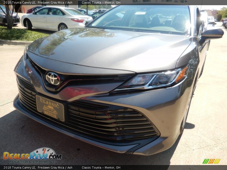 2018 Toyota Camry LE Predawn Gray Mica / Ash Photo #1