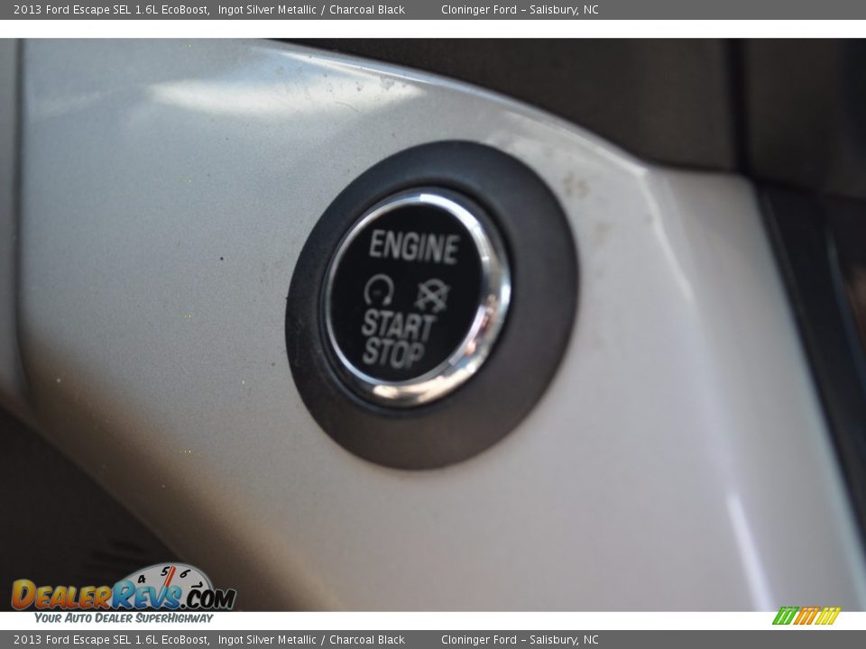 2013 Ford Escape SEL 1.6L EcoBoost Ingot Silver Metallic / Charcoal Black Photo #29