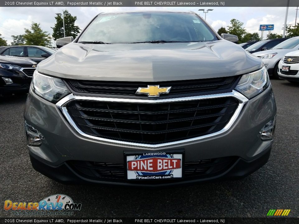 2018 Chevrolet Equinox LT AWD Pepperdust Metallic / Jet Black Photo #2