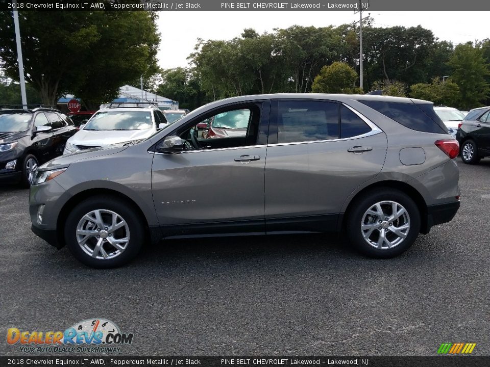 2018 Chevrolet Equinox LT AWD Pepperdust Metallic / Jet Black Photo #3