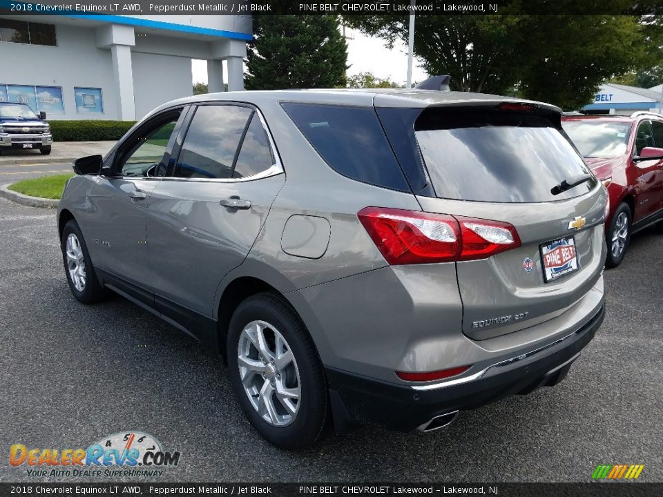 2018 Chevrolet Equinox LT AWD Pepperdust Metallic / Jet Black Photo #4