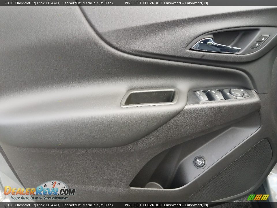 2018 Chevrolet Equinox LT AWD Pepperdust Metallic / Jet Black Photo #8