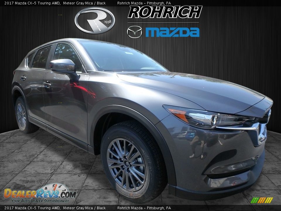 2017 Mazda CX-5 Touring AWD Meteor Gray Mica / Black Photo #1