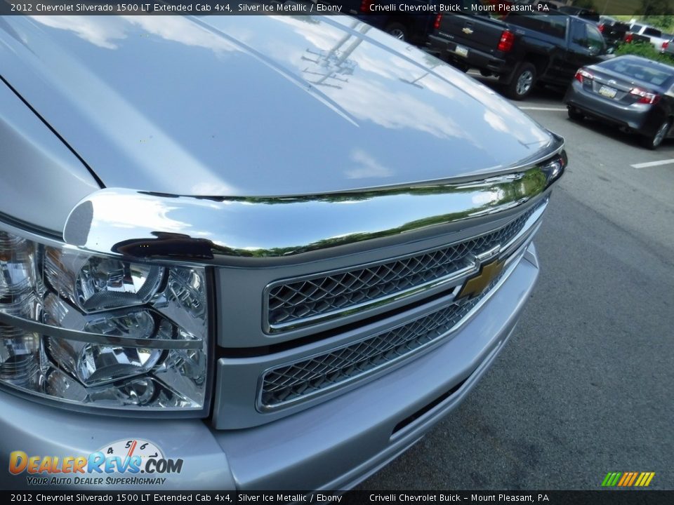 2012 Chevrolet Silverado 1500 LT Extended Cab 4x4 Silver Ice Metallic / Ebony Photo #7
