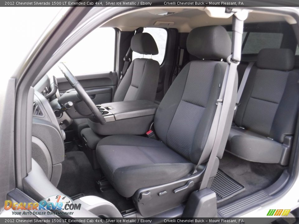 2012 Chevrolet Silverado 1500 LT Extended Cab 4x4 Silver Ice Metallic / Ebony Photo #21
