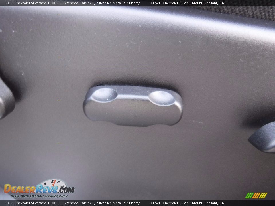 2012 Chevrolet Silverado 1500 LT Extended Cab 4x4 Silver Ice Metallic / Ebony Photo #22