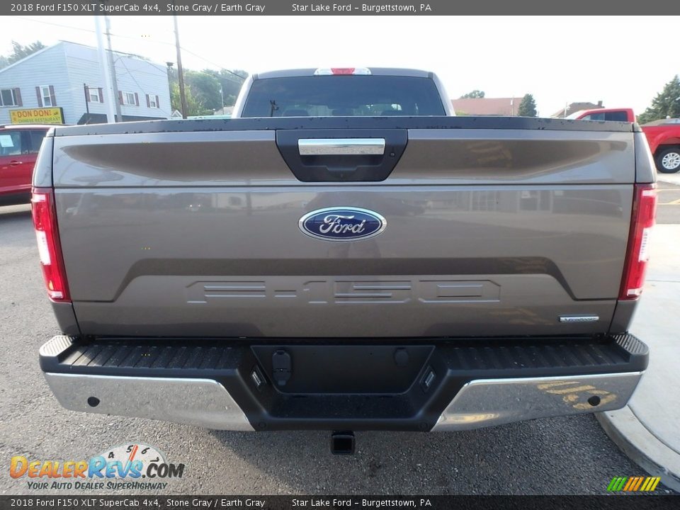 2018 Ford F150 XLT SuperCab 4x4 Stone Gray / Earth Gray Photo #6