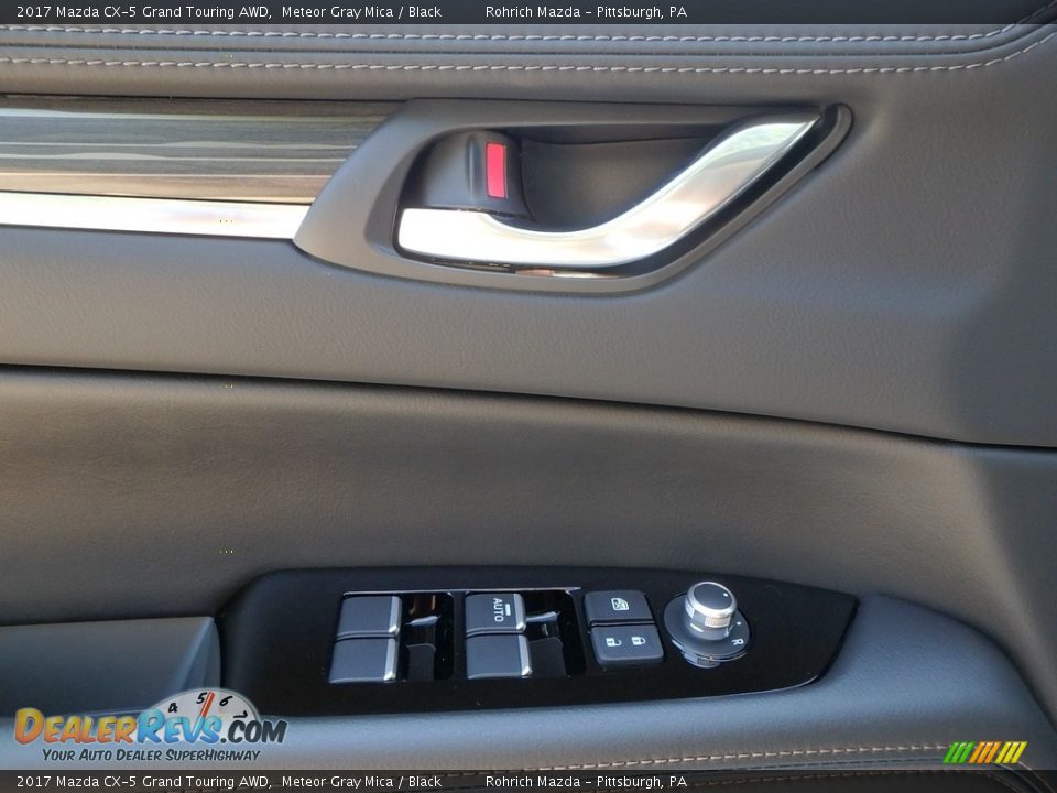 2017 Mazda CX-5 Grand Touring AWD Meteor Gray Mica / Black Photo #9