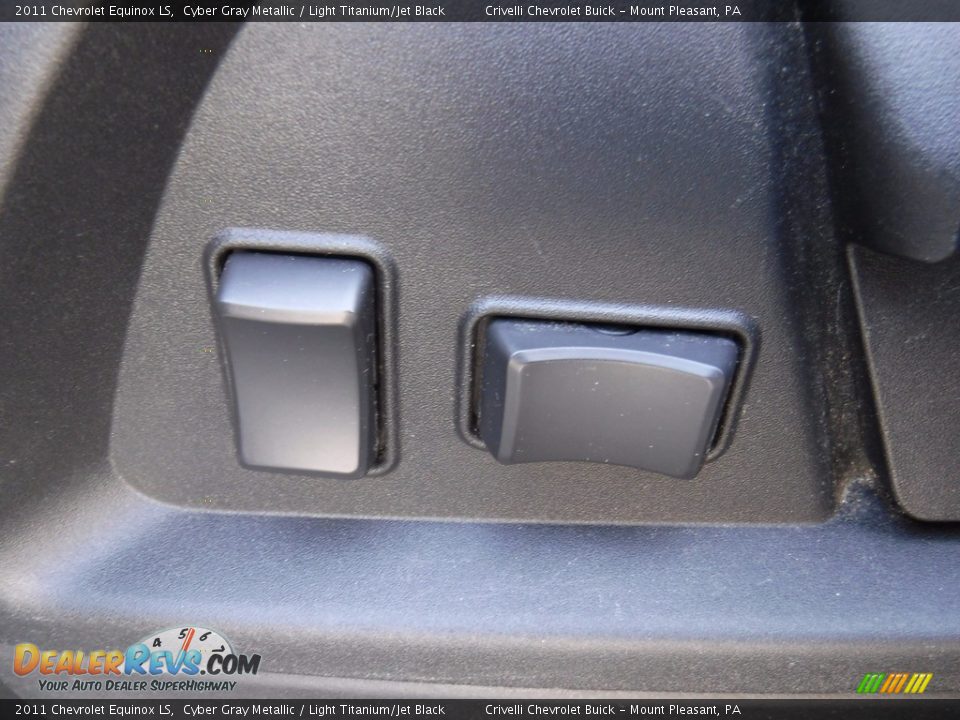 2011 Chevrolet Equinox LS Cyber Gray Metallic / Light Titanium/Jet Black Photo #11